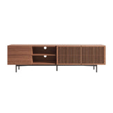 Media console TV stand with 2 drawers and 2 doors, suitable for TVs up to 78 inches